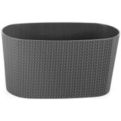 Resim Omnipazar So-smlb Sümela Balkon Saksı 4,7 Litre Antrasit 116 