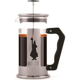 Resim - Preziosa French Press: Yaklaşık 350ML Kapasiteli Kahve Hazırlayıcı - 18/10 Paslanmaz Çelik Gövde - Bulaşık Makinesinde Yıkanabilen Borosilikat Cam Sürahi - Paslanmaz Çelik Filtre Sistemi 