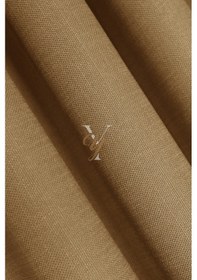 Resim Keten Fon Perde V-4021 Hardal Hardal 