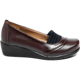 Resim Bestello Bağcıksız Poli Comfort 018-c124 Kadın Ayakkabı Kahve 