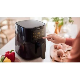 Resim Philips Essential Airfryer 4,1 L, Yağsız Fritöz Rapid Air Sıcak Hava Teknolojisi Homeid Uygulama 