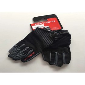 Resim Carraro Uzun Parmak Eldiven Siyah PK-3020 - Siyah Gri - Xlarge 