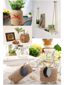 Resim gökdağ group g g Tam Kesit 30 Metre Jüt Ip Kendir Halat 5 Mm Jut Halat-HasırIp-Kendir Ip-Salıncak Ipi 5 MM 30 METRE 