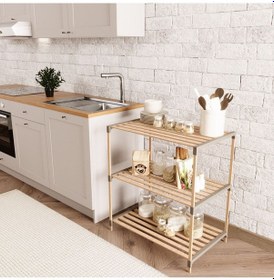 Resim Fıxwood Fıx-2006-3 Çok Amaçlı Raf Bej 