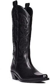 Resim Siyah Bayan Kovboy Çizmesi (Tax) 