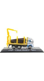 Resim Die Cast Mini Sarı Kütük Kamyonu 