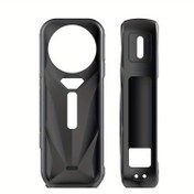 Resim Insta360 X5 Silikon Koruyucu Kılıf - Panoramik Spor Kamerası için Tam Vücut, Çizik Önleyici, Şok Geçirmez Kapak - Siyah, Spor Tasarımı, Pil Yok, Kamera Aksesuarları 