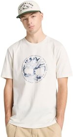 Resim Timberland Tree Logo Lake House Graphic Tee Erkek Bej Tshirt Tb0a5mvrcm91 