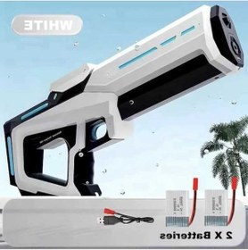 Resim Yezan01 Elektrikli Su Tabancası 60b - Yetişkin Ve Çocuklar İçin Güçlü Fışkırtma - Şarj Edilebilir - Beyaz - 2batt Beyaz 