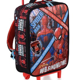 Resim Spiderman Spıderman Çekçekli Anaokulu Çantası Box Web St 