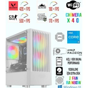 Resim Ramtech Chimera X40 I5 9400F / RX580 8gb / 256GB SSD 1tb HDD / 16GB Ram Oyuncu Bilgisayarı 