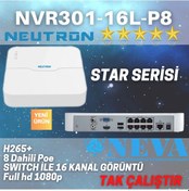 Resim Neutron Nvr301-16Ls3-P8 H265+ 16 Kanal 8 Poe 4K Nvr Kayıt Cihazı 