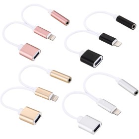 Resim Ally Iphone 13-12-11 -xs-8 -7 3.5mm Kulaklık Ve Şarj Dönüştürücü 