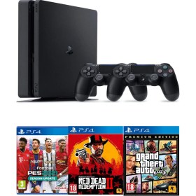 Resim Playstation 4 Ps4 Slim 1 Tb Oyun Konsolu+ 2. Oyun Kolu+ 15 Tane Dijital Oyun 