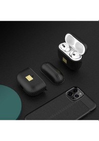 Resim Wlons Airpods 3. Nesil Uyumlu Kılıf Deri Görünümlü Wlons Askılı Koruma Kılıf Airpods 3 Kılıf Deri Bluetooth Kulaklık Aks. 36769017 