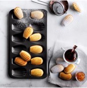 Resim Genel Markalar Madlen Kek Kalıbı 12li Tepsi Teflon Yapışmaz 40x23 Cm / Madlen Ölçü (8×5 CM) 