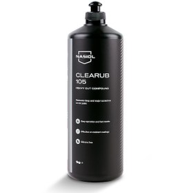 Resim Nasiol CleaRub 105 Araç Kalın Çizik Giderici Pasta Cila 500 G Boya Koruma Parlatma Wax Detailing 