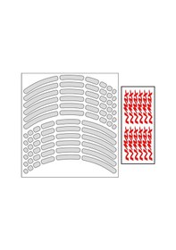 Resim Yamaha Reflektör Beyaz I Nmax Jant Şeridi 