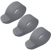 Resim Konesam Xiaomi Scooter Gaz Pedalı Koruyucu Kılıfı - 3'lü Paket Silikon Koruma Kapağı Gri 