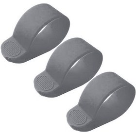 Resim Konesam Xiaomi Scooter Gaz Pedalı Koruyucu Kılıfı - 3'lü Paket Silikon Koruma Kapağı Gri 