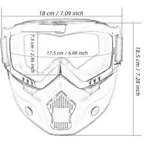 Resim Jet Kask Maskesi Siyah 