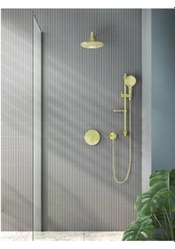 Resim Artema Duşu Takımı, Bliss 3f, Sürgülü El, Altın, A4574323 