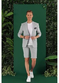 Resim Efor C 640 Slim Fit Gri Spor Ceket Gri 