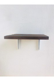 Resim KZY Hobi Ahşap Banyo Tabure 35x30 Ebat 