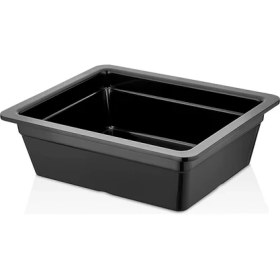 Resim Külsan 11200.BL - Happy Chef Gn. 1/1 Siyah Küvet 26,5X32,5 Cm, Thermoset Melamin 