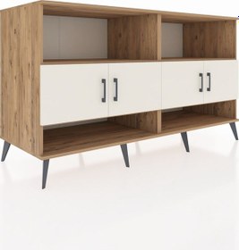 Resim Kronos Konsol 4 Raflı 4 Kapaklı 176x59x99 Çam-aytaşı/çam Çam-aytaşı/çam 