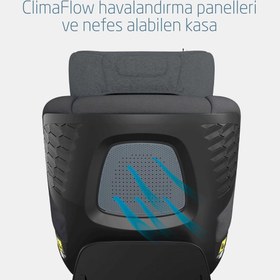 Resim Maxi-Cosi Mica Pro Eco I-Size ADAC'lı İsofix'li 360 Dönebilir Yatabilir 0-18 Kg Bebek Oto Koltuğu Authentic Graphite 