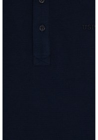 Resim U.S. Polo Assn. Erkek Çocuk Lacivert Basic Polo Yaka Sweatshirt 50313790-VR033 