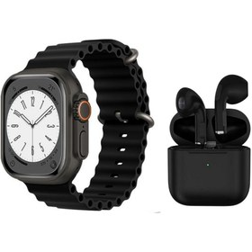 Resim BYRTECH T10 Watch Ultra 2 Akıllı Saat + Air Pro 5 Bluetooth Kulaklık İkili Paket 