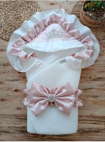 Resim Tomuycuk Bebek Dış Kundak Battaniyesi Mevsimlik Soft Bebek Kundağı Unisex Hastane Çıkışı Kundak Battaniye 