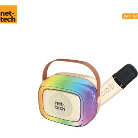 Resim Nettech NT-BTS08 Rgb Karaoke Box Kablosuz Hoparlör - Speaker 