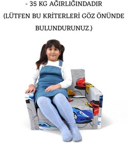 Resim LENSA HOME Çocuk Yatağı Komple Sünger Katlanabilir Koltuklu-(0-4 YAŞ)%100 Pamuklu Kumaş 