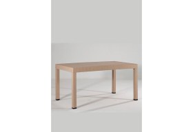 Resim Yonga concept Rattan 80X140 Camsız Plastik Balkon Teras ve Bahçe Masası Dış Mekan 
