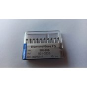 Resim Br-26 BR-26S Fg Elmas Freze Diş Laboratuarı 10 Adet 1 Kutu Fg Burs Matkaplar Yüksek Hızlı El Aleti Parlatma Beyazlatma Ürünü Diş Hekimi Aracı 