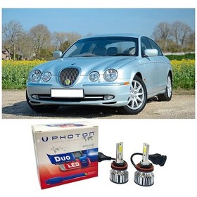 Resim Jaguar S Type Led Xenon Uzun Far Ampulü Hb3 Duo Yeni Seri Beyaz 