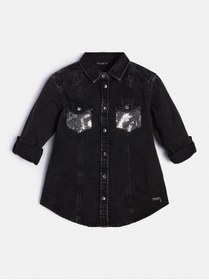 Resim Guess Rigid Kız Çocuk Regular Fit Gömlek 