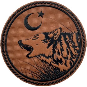 Resim KORDAK Ay Yıldızlı Kurt Patch - Taktik Peç 