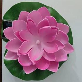 Resim Willowhaven 2 Adet Led Lotus Lambası Havuz Dış Mekan Renk Değiştiren Balkon Dekor Işık 