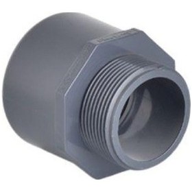 Resim Pvc Yapıştırma Tek Taraf Dıştan Dişli Redüksiyonlu Adaptör Erkek Adaptör Ø 90 1 Adet 