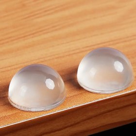 Resim 100 adet 8mmx2mm Şeffaf Silikon Kapı Kolu Duvar Koruyucuları - Ev ve Ofis Kullanımı için Şeffaf, Anti-Çarpışma Yastık Pedleri, Kapı Kolu Koruyucu | Şeffaf Duvar Koruyucu | Yumuşak Silikon Malzeme, Kapı Kolu Koruyucu 
