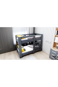 Resim Ninnimo Star Suntalem Ranza Antrasit - 90x190 Yatak Uyumlu R 97 