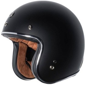 Resim Torc T-50 Açık Motosiklet Kaskı Mat Siyah Mat Siyah 