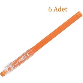 Resim Pilot Frixion Ball Stick Roller Silinebilir Jel Kalem 0.7 mm Turuncu F04-O 6 Adet 