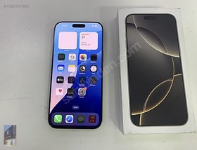 Resim Apple iPhone 16 Pro Max İkinci El TR | 256 GB | Natürel Titanyum 
