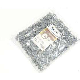 Resim 2,5 Mm Tek Girişli İzoleli Kablo Yüksüğü - Fransız Norm Gri 1 Paket 500 Adet 