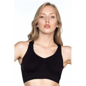 Resim Siyah Mı Emay 4001 Soft Sporcu Büstiyer Siyah 